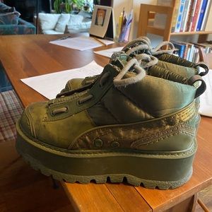 Rihanna Puma by Fenty Green Platforms